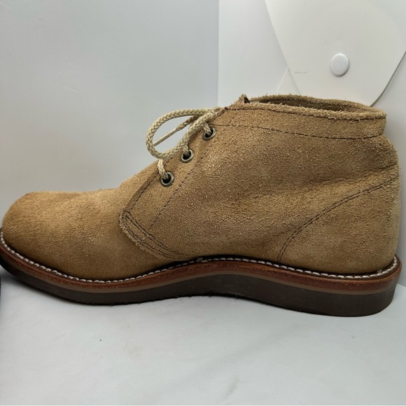 Original Chippewa Tan Rough-out Suede Chukka Boot Mens size 8E - Picture 7 of 13